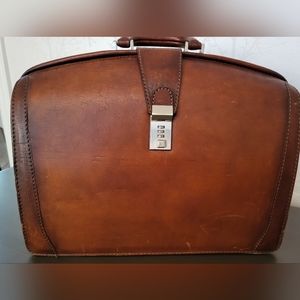 Leather briefcase